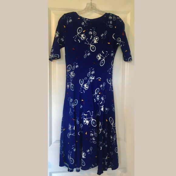 LulaRoe Bicycle Dress stretchy Small - Picture 2 of 5